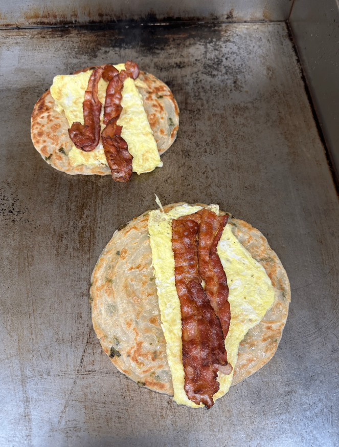 Meat and Eggs Sandwich